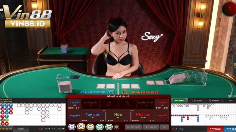 Baccarat online là hình thức chơi bài Baccarat tại sòng bài trực tuyến
