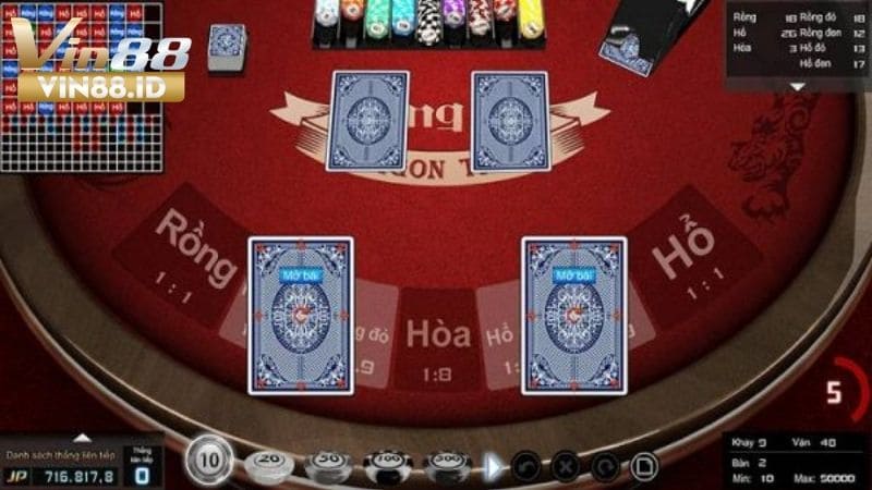 Ưu tiên hàng đầu cược cửa rồng hoặc hổ