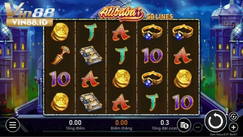 Giao diện chính của nổ hũ Alibaba tại VIN88