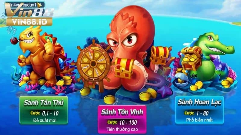 Những phòng cược trong vương giả đánh cá